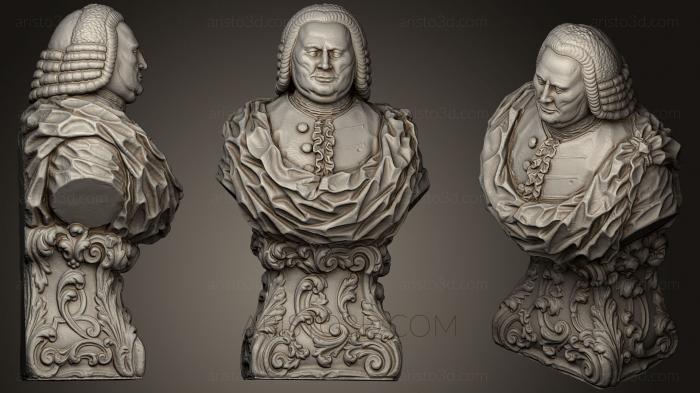 Busts and heads antique and historical (BUSTA_0473) 3D model for CNC machine
